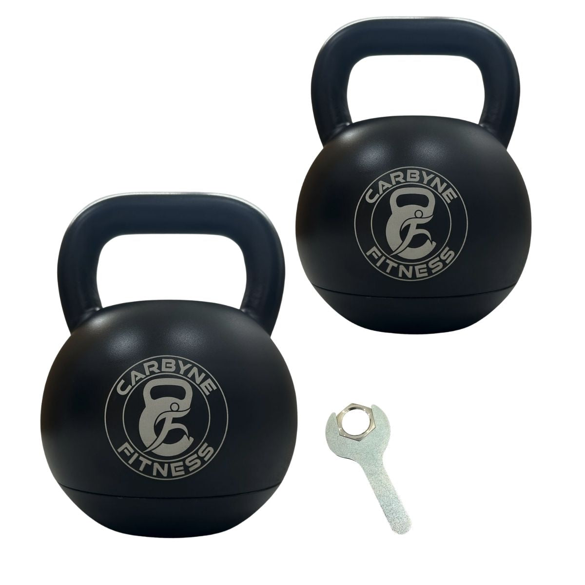 CARBYNE 32KG adjustable kettlebell pair for complete home gym setup