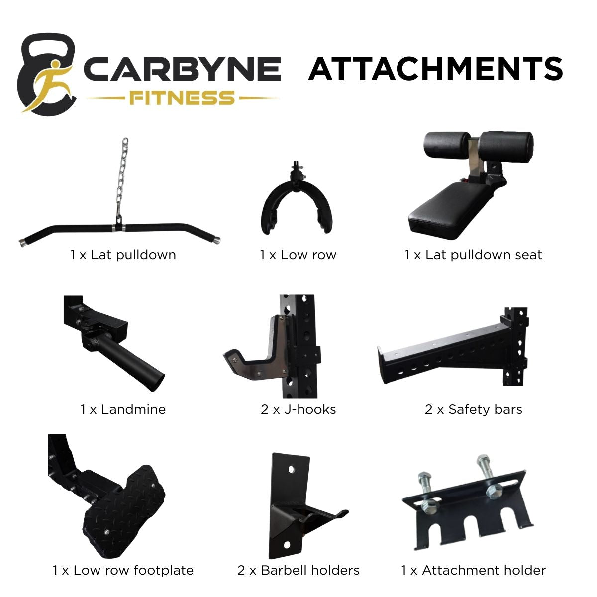CARBYNE V20 Smith Functional Trainer specifications and dimensions