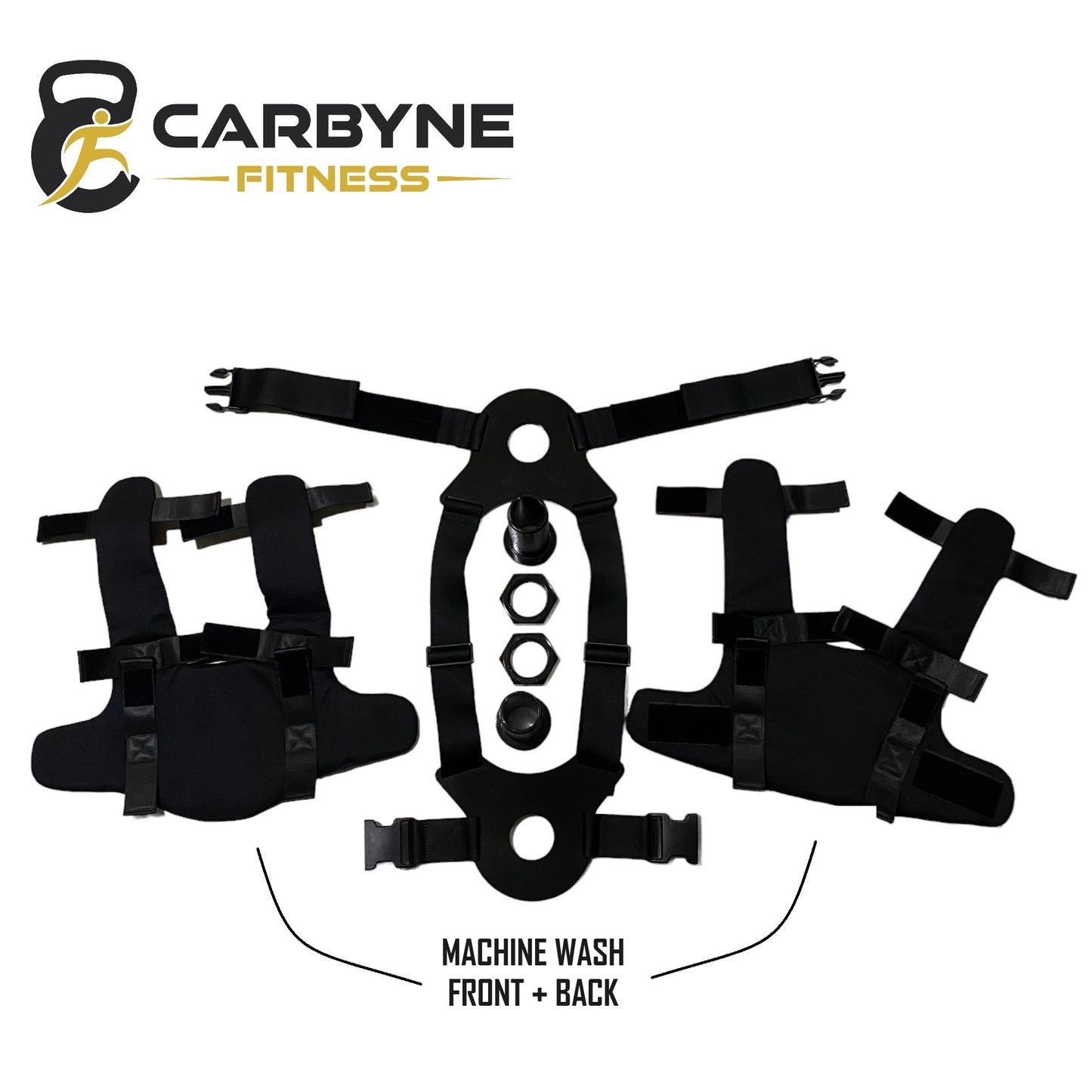 CARBYNE adjustable plate loaded weight vest dismantled