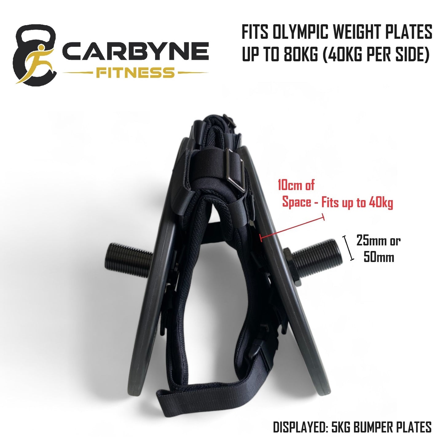 CARBYNE adjustable plate loaded weight vest side shot