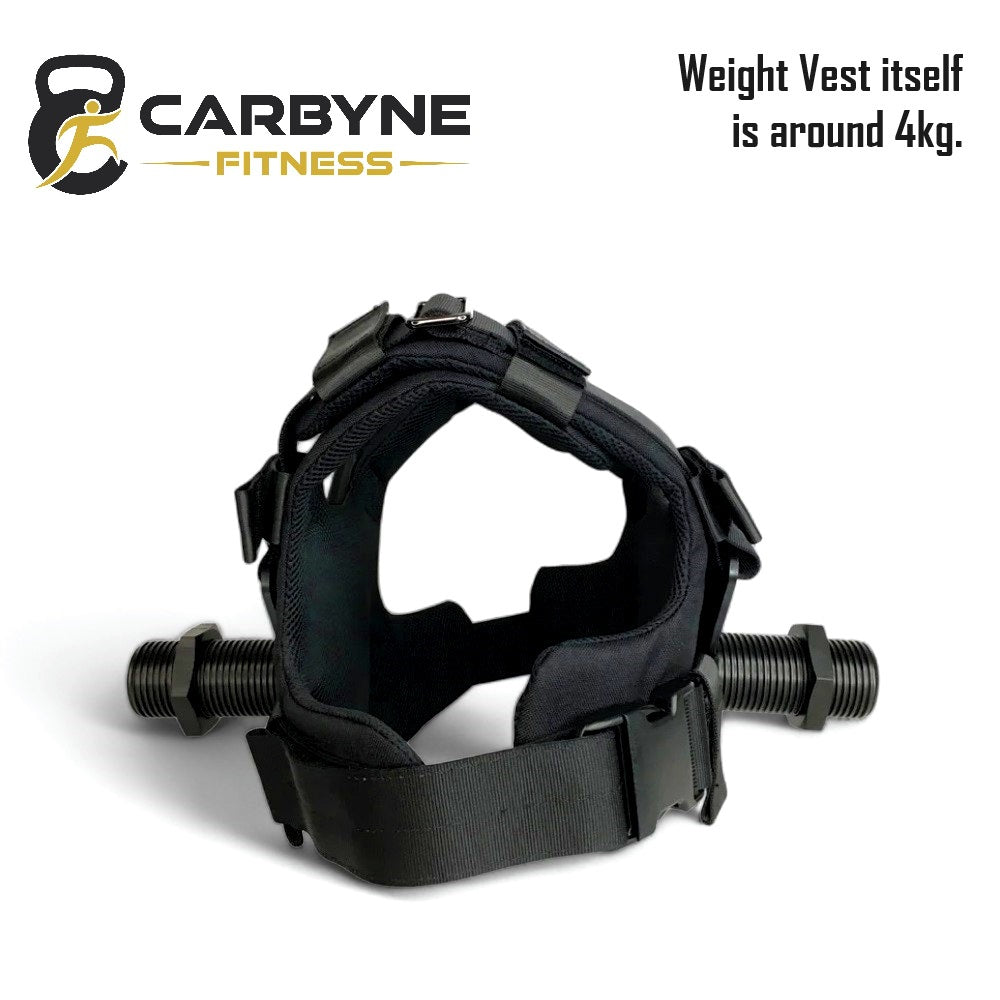 CARBYNE adjustable plate loaded weight vest side shot