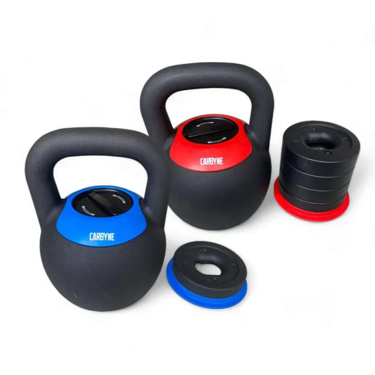 CARBYNE gym equipment for home gym - adjustable kettlebells and fitness accessories