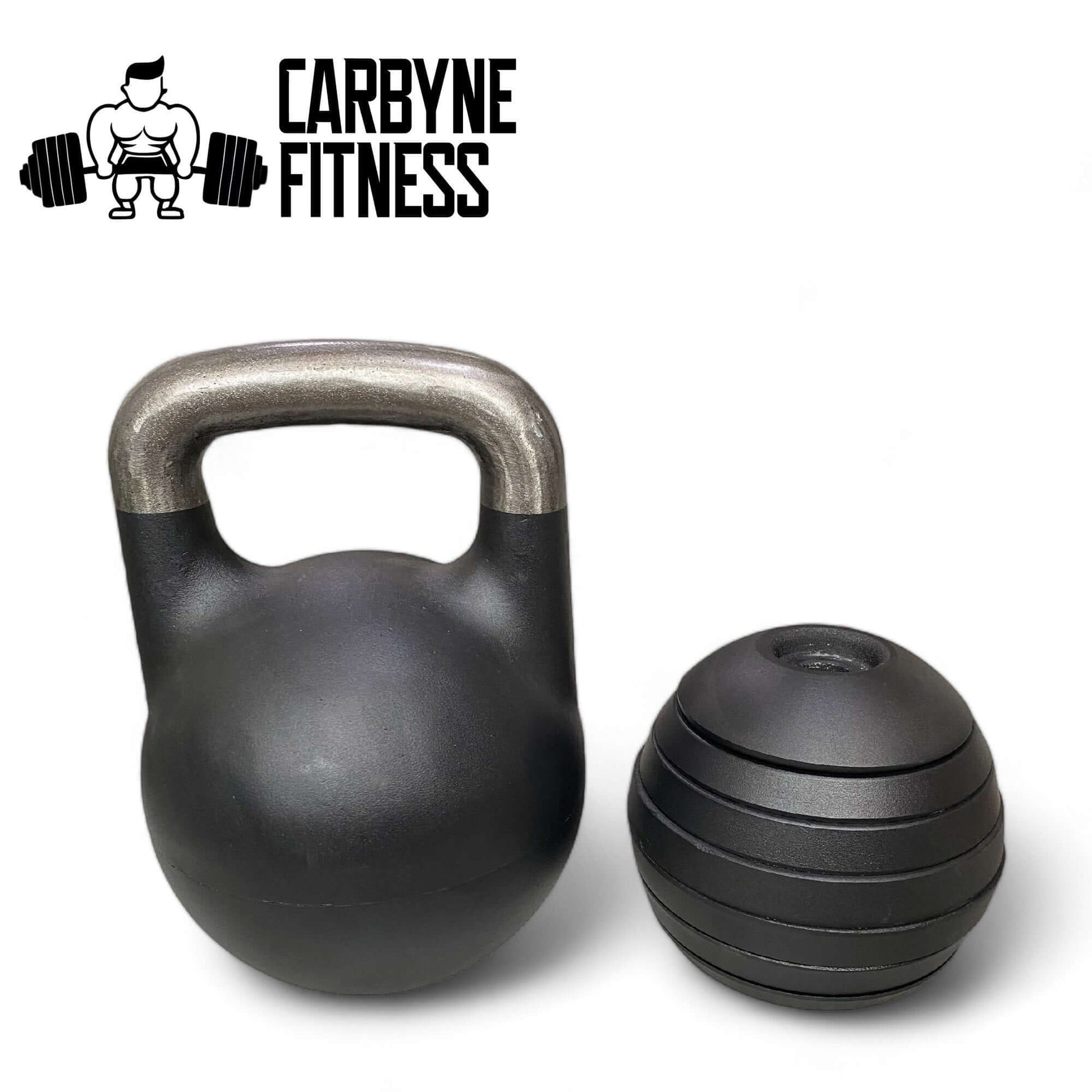 CARBYNE 32KG Adjustable Competition Kettlebell, versatile gym equipment for a space-saving home gym setup.