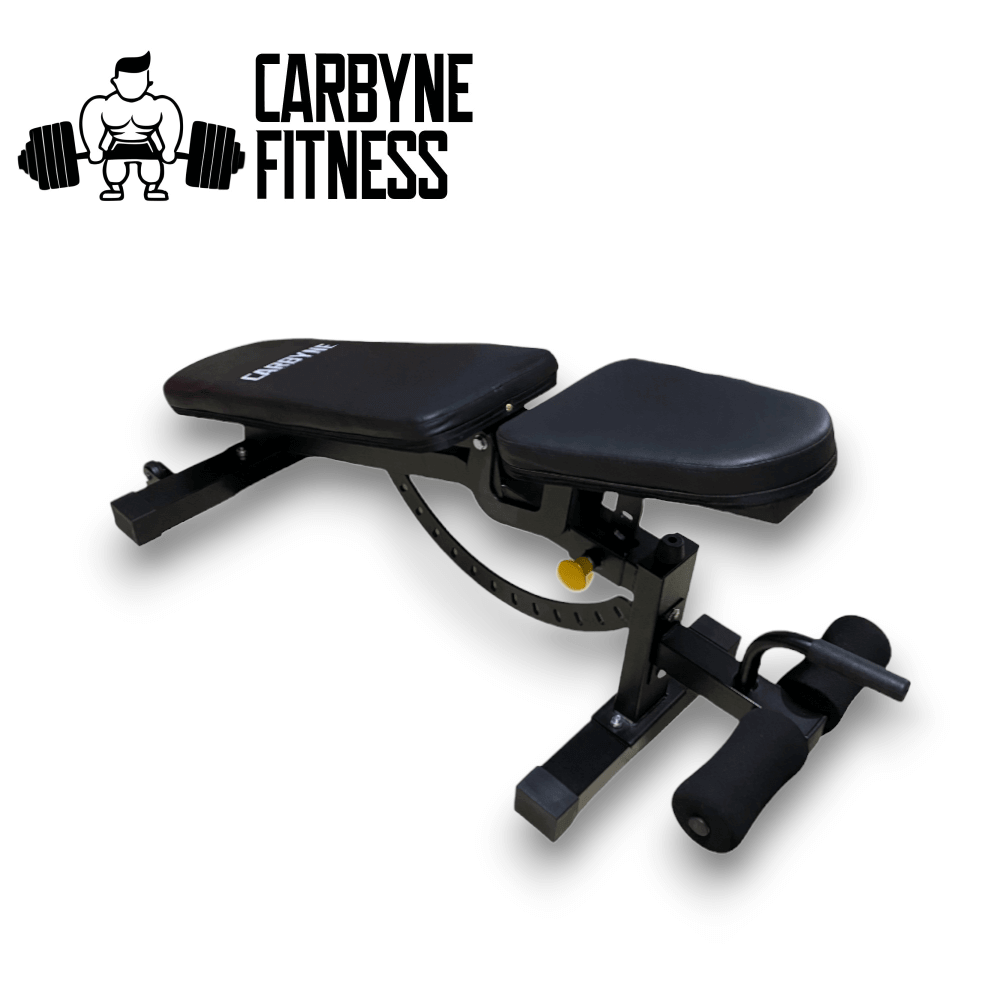 CARBYNE FID 20KG Adjustable Bench for versatile home gym workouts with incline, decline, and flat positions. Ideal gym equipment.