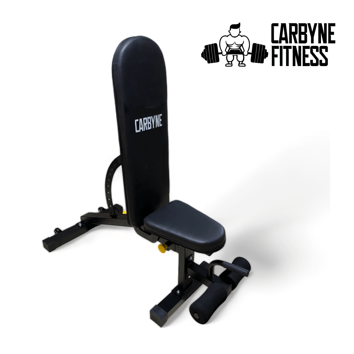 CARBYNE FID 20KG Adjustable Bench for home gym with incline and decline positions, ideal for dumbbell and kettlebell workouts.