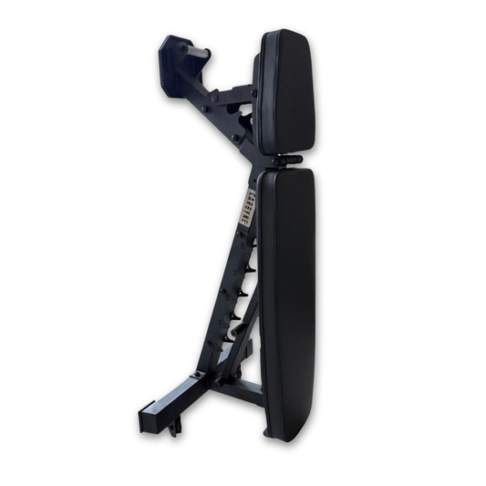 CARBYNE 30KG Commercial Bench, versatile gym equipment for full upper body workouts in Singapore.