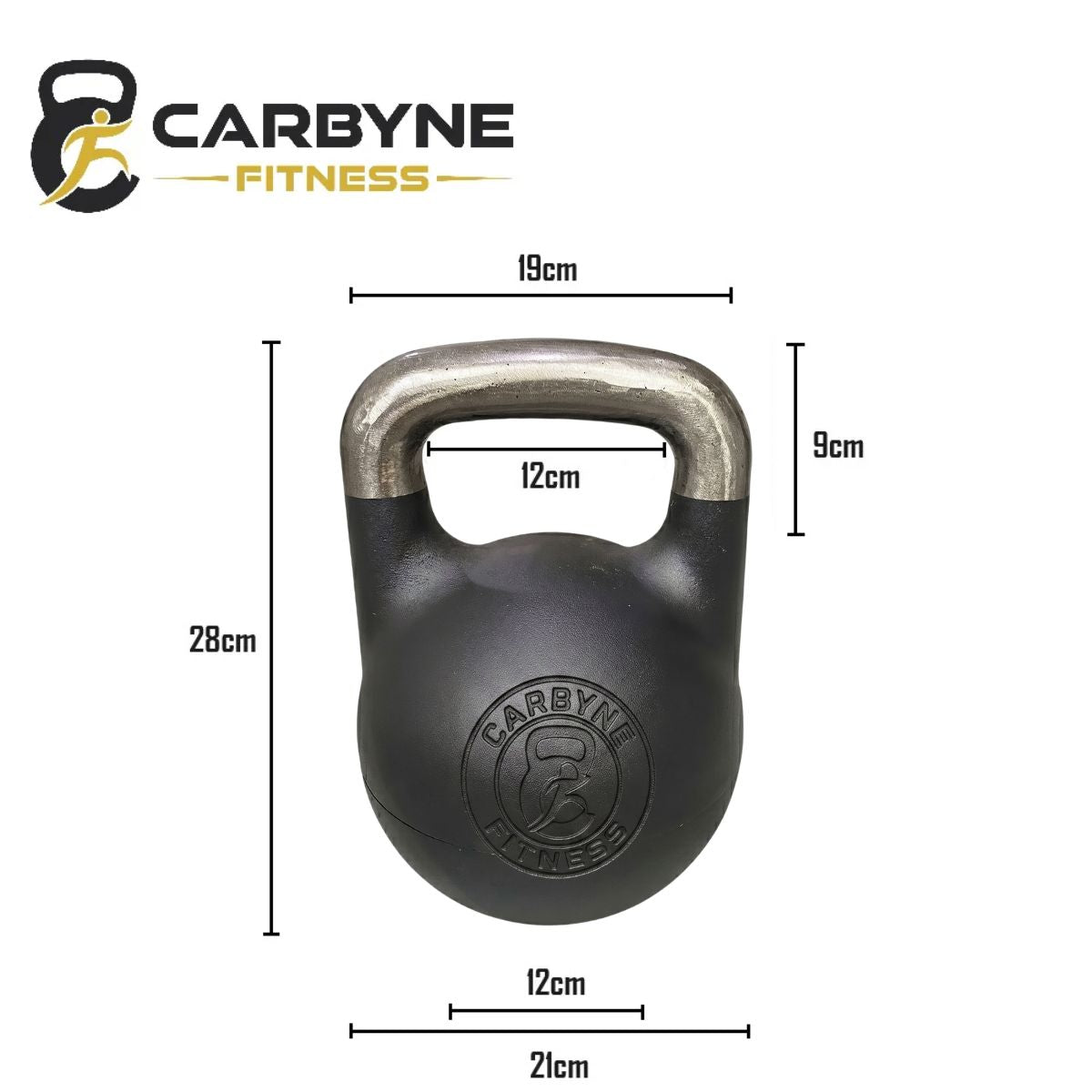 CARBYNE 32KG Adjustable Competition Kettlebell (1kg increments, from 12kg to 32kg)