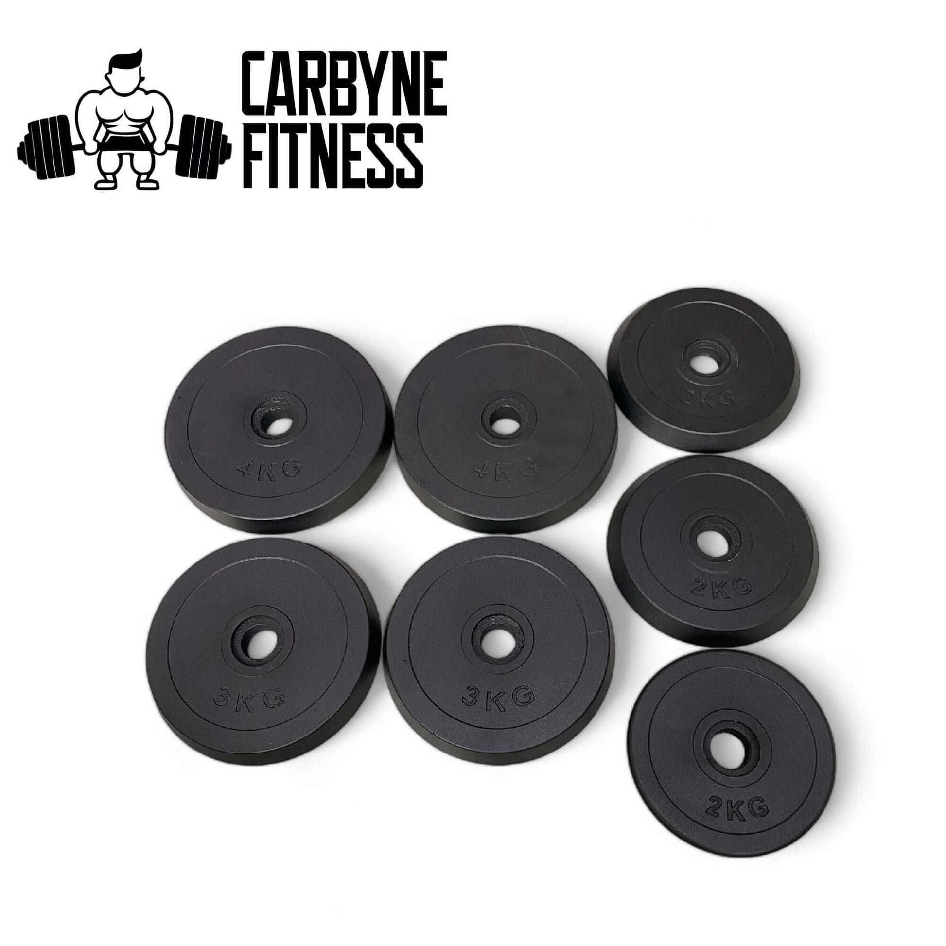 Carbyne Fitness adjustable competition kettlebell weight plates for home gym equipment and workout customization.