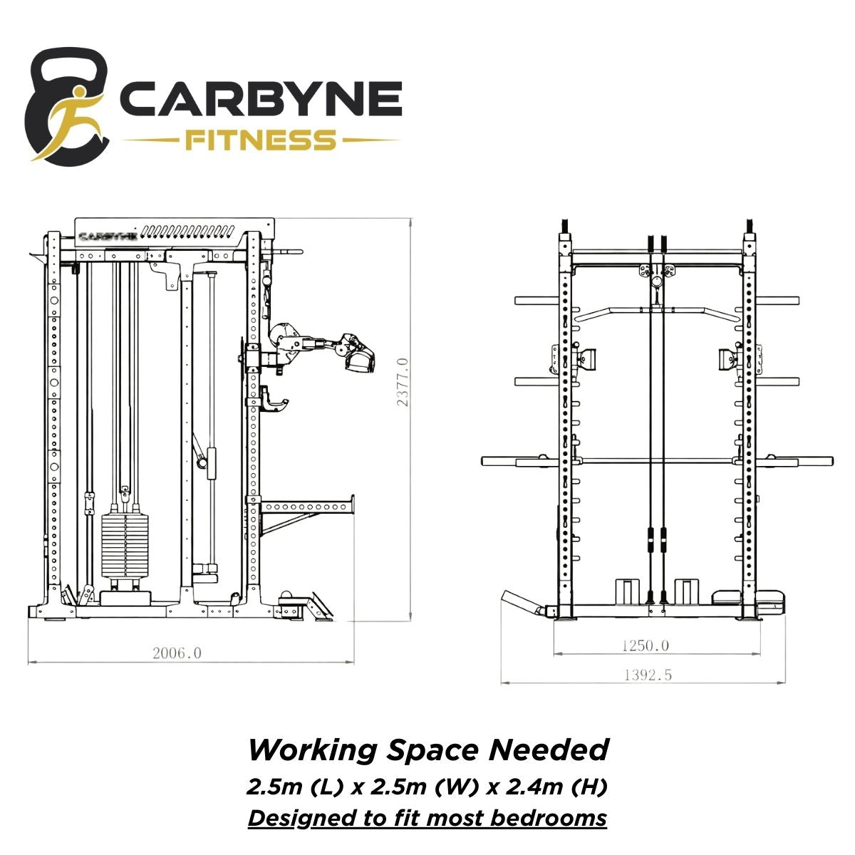 CARBYNE V20 All-in-One Smith Functional Trainer