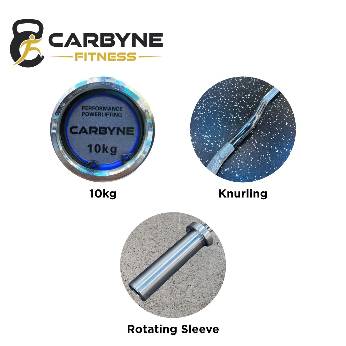 CARBYNE 1.2m EZ Curl Bar (10kg)