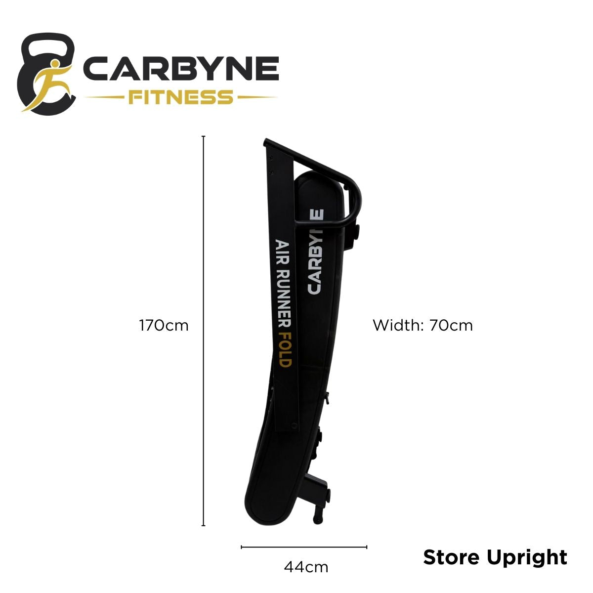 CARBYNE Air Runner Fold Curved Manual Treadmill