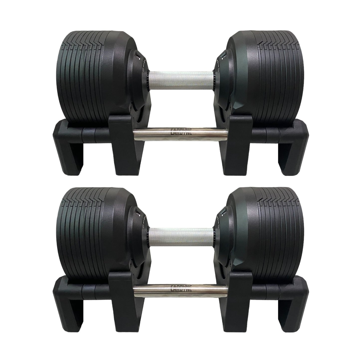 CARBYNE 415 Black Adjustable Dumbbell (1.5kg increments, from 4kg to 41.5kg)