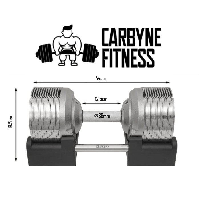 CARBYNE 415 adjustable dumbbell is similar to Trulap