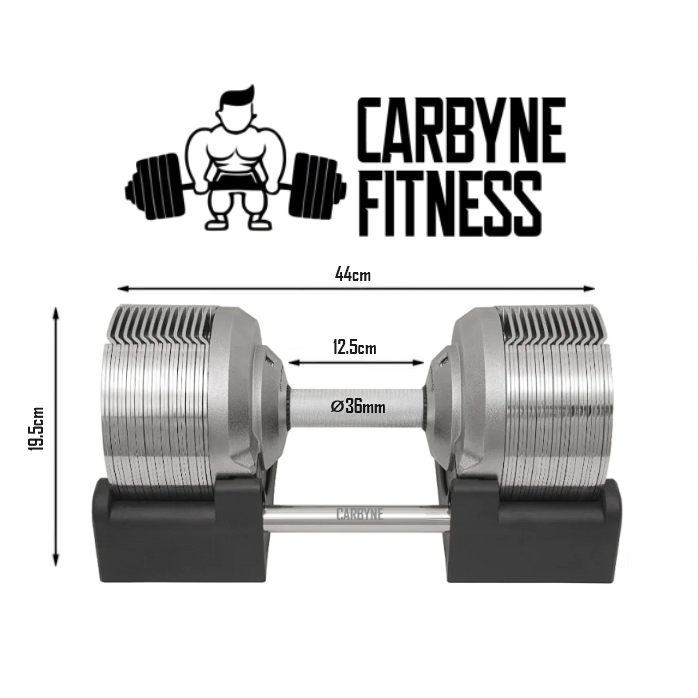 CARBYNE 415 adjustable dumbbell is similar to Trulap