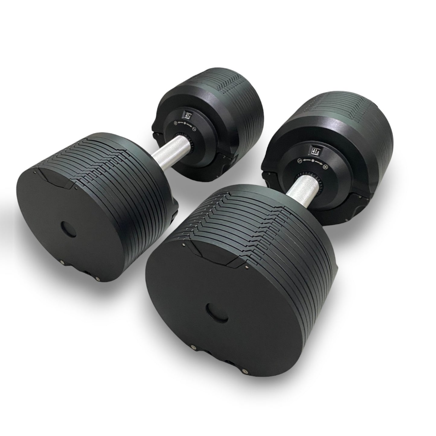 CARBYNE 415 Black Adjustable Dumbbell (1.5kg increments, from 4kg to 41.5kg)