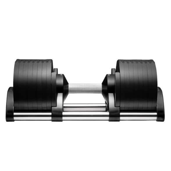 Adjustable 36KG quick dumbbell for home gym, gym equipment, versatile weight options, space-saving fitness solution.